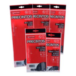 Precinto 180x 3,5mm NEG Nyl