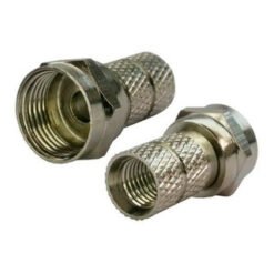 Ficha TV 75ohms Mach "F" p-RG 6 a rosca