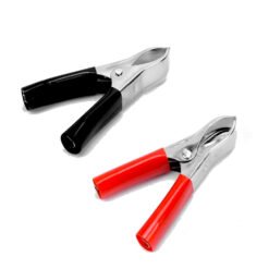 Pinza cocodrilo 10 A aislada ROJ