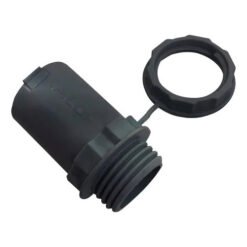 Conector luz M 20mm PVC C/tuerca NEG