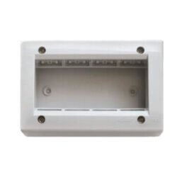 Caja portamod ext 4mod IP40 GRI Sigma
