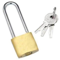 Candado 32mm Bronceado Arco Largo JJE-47132x