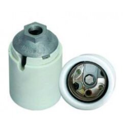 Portalamp E40 porc c-cq-Alu 5/8