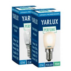 Lampara perfume clara 25W 26x54 E14