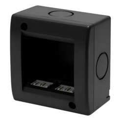 Caja portamod ext 2mod IP40 BLACK Sigma