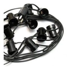 Guirnalda Armada 5mts 9 Portalamparas NEG