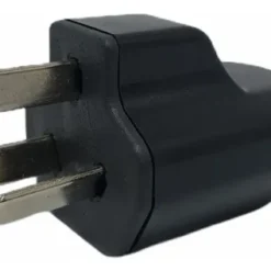 Ficha domic 2x10A+T Mach p/plana NEG prensaca