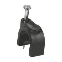 Grapa p-cable redon 11mmD PVC Nº12 NEG c-ac