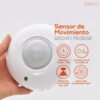 Detector movim infrar TECHO 360º BLA 1200W