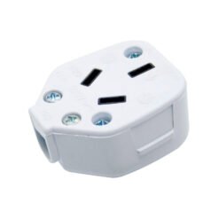 Ficha domic 2x10A+T Hembra 90° BL (100)