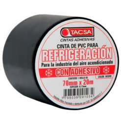 Cinta aisl p/REFRIGERACION c/adhesivo NEG