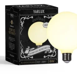 Lampara LEDs 8,0W BLC Globo 95 MILKY DIMER