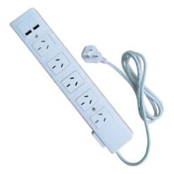 Prolonga 1,5M 5T + 2 USB multinor c-TM BLA