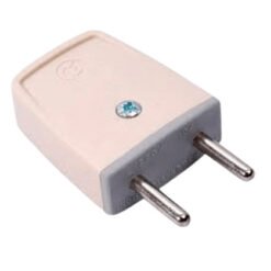 Ficha domic 2x10A Macho BLA