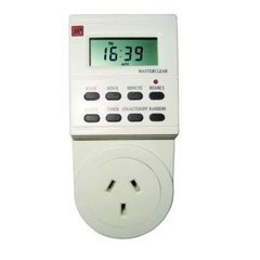 Reloj Sem c-res 1c int 10A enchuf c-T LCD